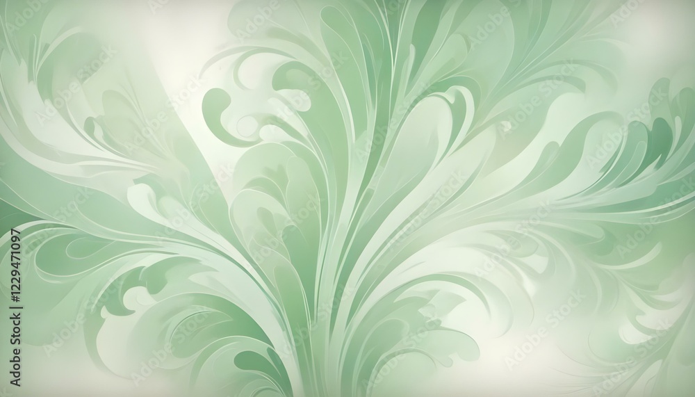 Un fondo abstracto y borroso con tonos verdes y blancos suaves y brumosos Un fondo abstracto y borroso con tonos verdes y blancos suaves y brumosos