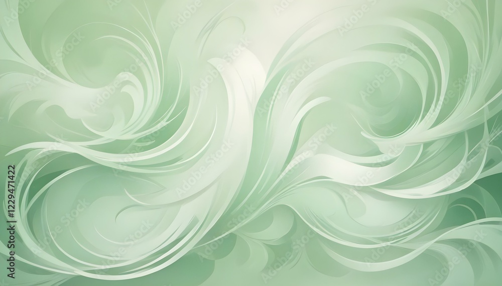 Un fondo abstracto y borroso con tonos verdes y blancos suaves y brumosos Un fondo abstracto y borroso con tonos verdes y blancos suaves y brumosos