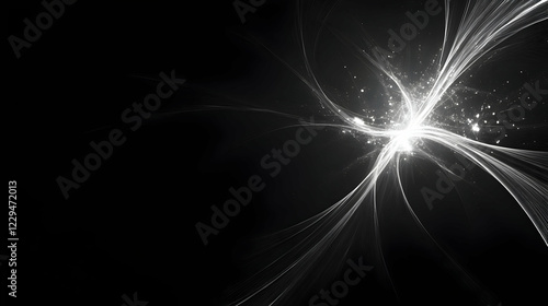 Abstract White Light Streak...