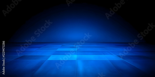 Abstract Blue Background wi...