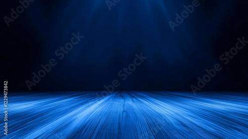 Abstract Blue Background wi...