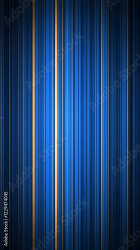 Abstract Blue and Gold Vert...