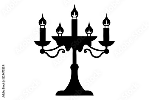 candlestick with candle