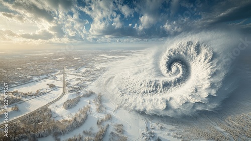 Snow. Wind. Street. Winter. Cold. Record. White cloak. Storm. Alps. Forest. January. 2025. USA. United States. Arctic blast. Ripley. Lake-Effect Snow. arctic cold wave. Washington. Enzo. Florida. USA