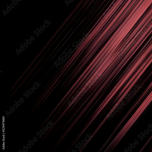 Abstract Diagonal Red Lines...