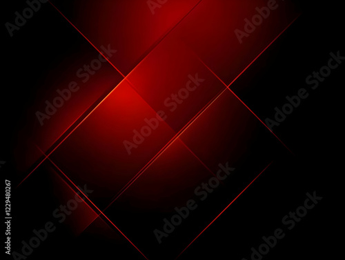 Abstract Red and Black Back...