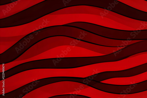 Abstract Red and Dark Red W...