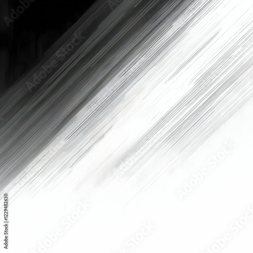 Abstract Black and White Ba...