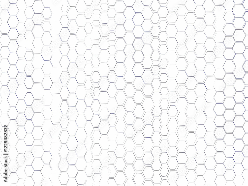 Abstract white background with hexagon shapes forms a seamless pattern smoothly. Abstract white background with hexagon shapes forms a seamless pattern smoothly.