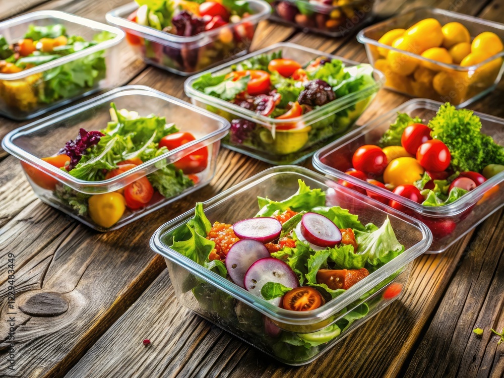 Crisp organic salad photographed on rustic wood; ample copy space; healthy eating showcased. Crisp organic salad photographed on rustic wood; ample copy space; healthy eating showcased.