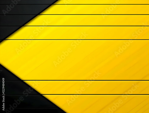 Abstract Yellow and Black B...