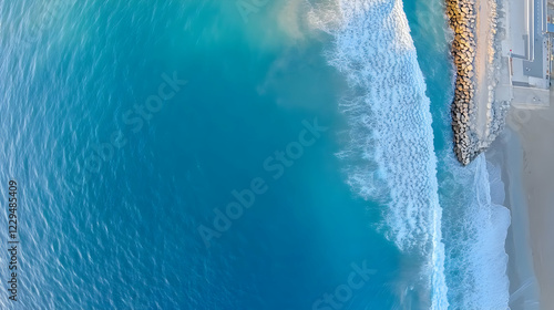 Aerial View of Tranquil Tur...