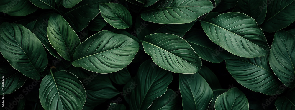 Close-Up Photo of Lush Exotic Sap Leaves with Vibrant Colors and Textures Lit by Soft Sunlight Against a Dark Green Background, Captured in High-End Botanical Photography Style. Generative AI Close-Up Photo of Lush Exotic Sap Leaves with Vibrant Colors and Textures Lit by Soft Sunlight Against a Dark Green Background, Captured in High-End Botanical Photography Style. Generative AI