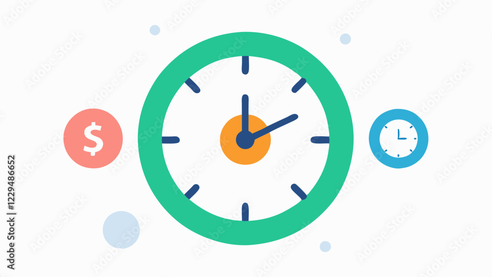 Time Management A clock with cryptocurrency symbols as the hour markers emphasizing the timesensitive nature of filing taxes for crypto holdings.