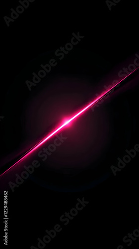 Diagonal Pink Light Beam Cu...