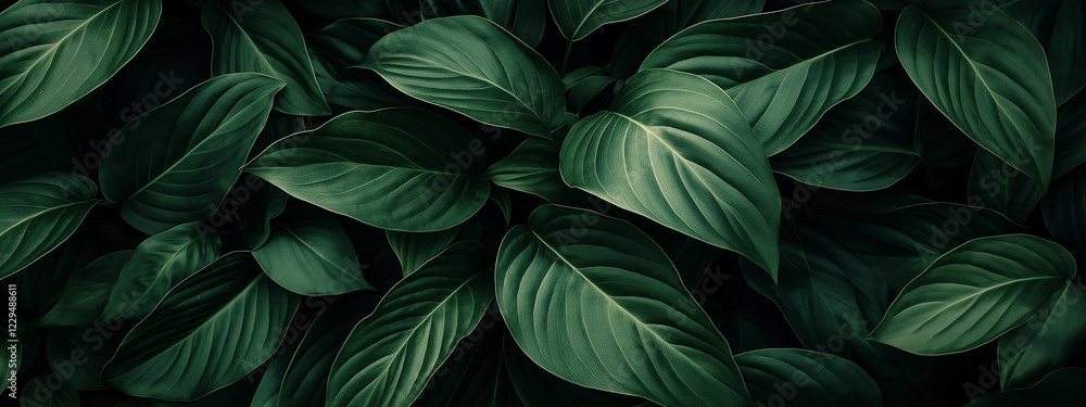 Close-Up Photo of Lush Exotic Sap Leaves with Vibrant Colors and Textures Lit by Soft Sunlight Against a Dark Green Background, Captured in High-End Botanical Photography Style. Generative AI Close-Up Photo of Lush Exotic Sap Leaves with Vibrant Colors and Textures Lit by Soft Sunlight Against a Dark Green Background, Captured in High-End Botanical Photography Style. Generative AI