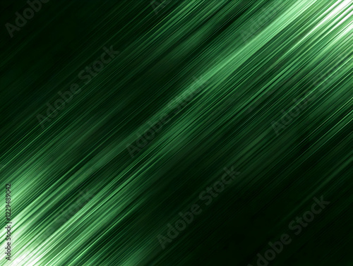 Abstract Green Diagonal Lin...