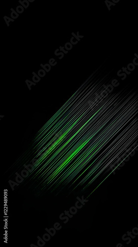 Abstract Green Streaks of L...
