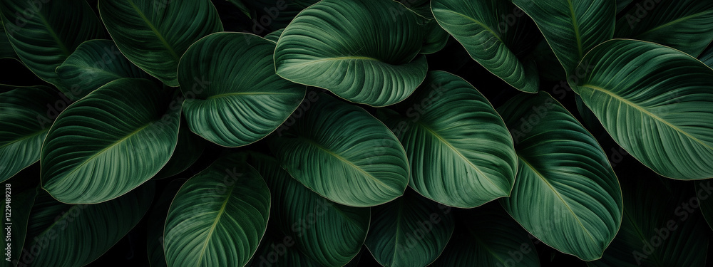 Close-Up Photo of Lush Exotic Sap Leaves with Vibrant Colors and Textures Lit by Soft Sunlight Against a Dark Green Background, Captured in High-End Botanical Photography Style. Generative AI Close-Up Photo of Lush Exotic Sap Leaves with Vibrant Colors and Textures Lit by Soft Sunlight Against a Dark Green Background, Captured in High-End Botanical Photography Style. Generative AI