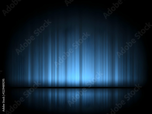 Abstract Blue Vertical Line...