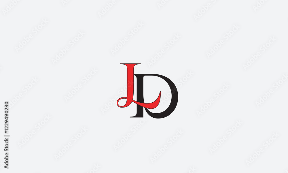 LD, DL , D , L , Abstract Letters Logo Monogram LD, DL , D , L , Abstract Letters Logo Monogram
