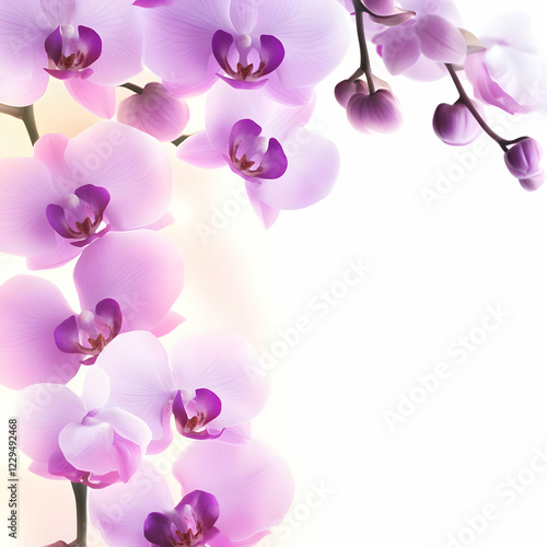 Delicate Purple Orchids Blo...
