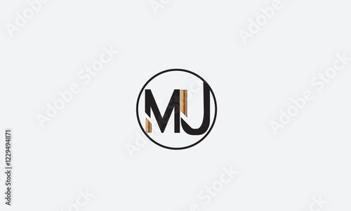 MU, UM, U, M Abstract Letters Logo Monogram	