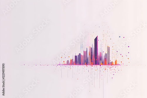 Abstract Cityscape Illustra...