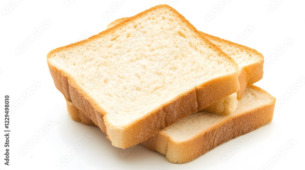 Two slices of toasted bread, golden-brown and crusty. Two slices of toasted bread, golden-brown and crusty.