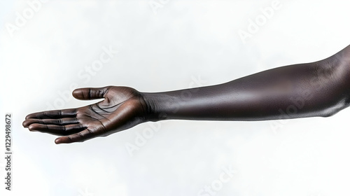 Outstretched Dark Skinned H...