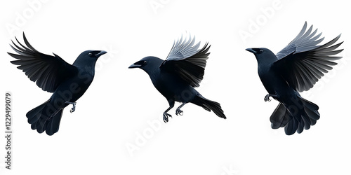 Three Black Crows Gracefull...