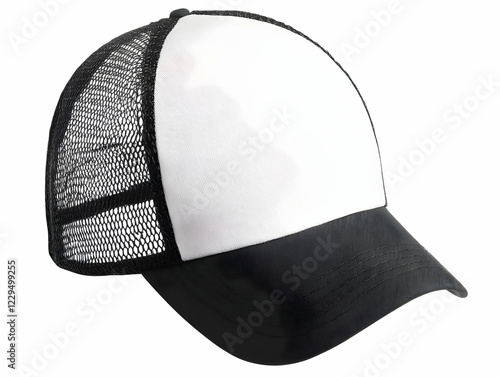 Black and White Trucker Hat...