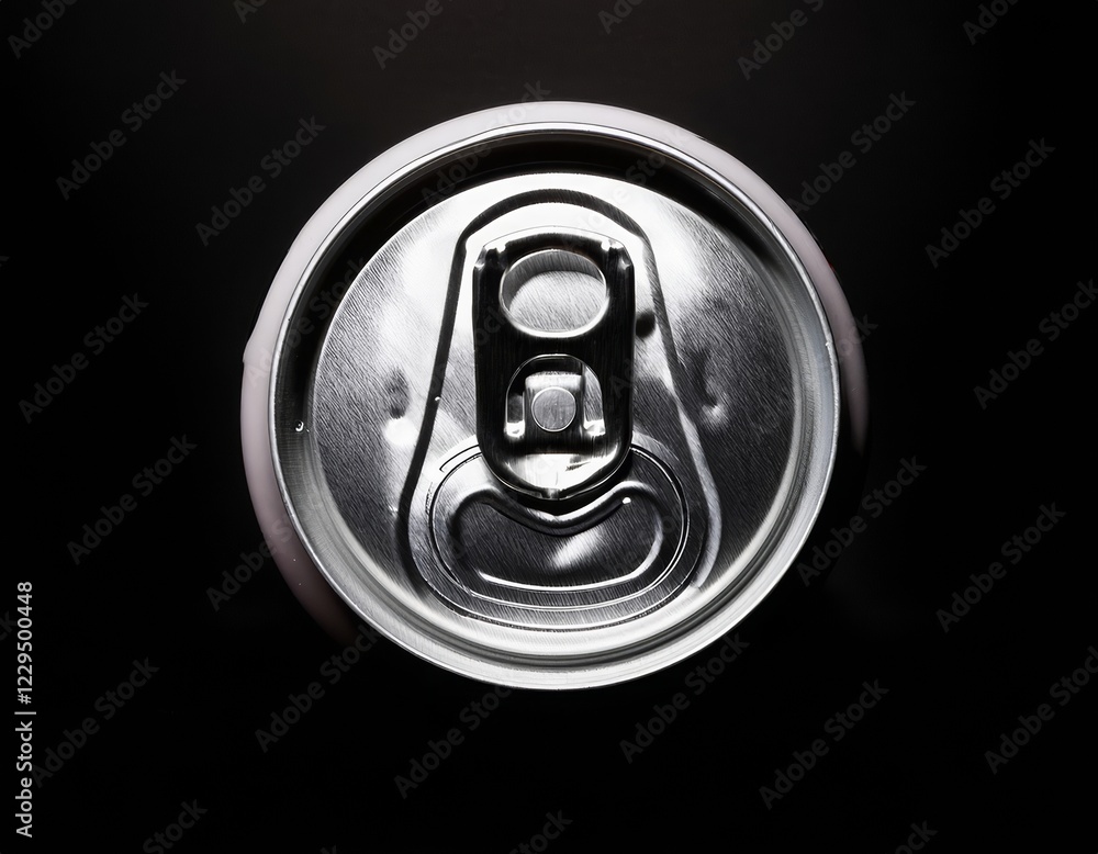Contemporary Can Shot on a Black Background for a Sleek Look Contemporary Can Shot on a Black Background for a Sleek Look