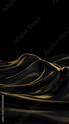 Smooth, elegant dark fabric...