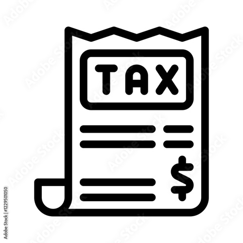 tax line icon
