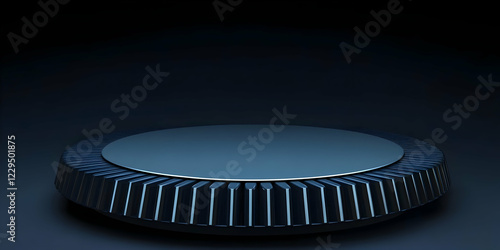 3D Illustration of a Sleek ...