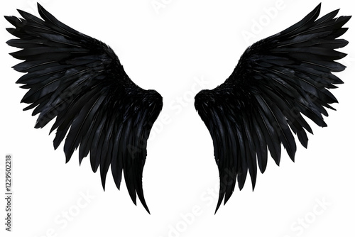 A Pair of Majestic Black Wi...