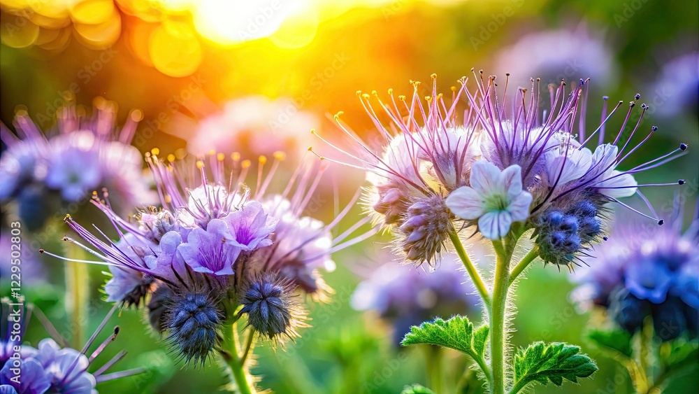Spring Phacelia Close-up Architecture Spring Phacelia Close-up Architecture