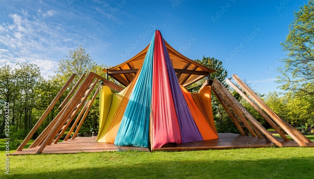 circus tent in the park circus tent in the park