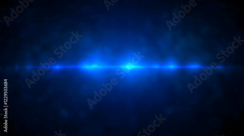 Abstract Blue Light Streaks...