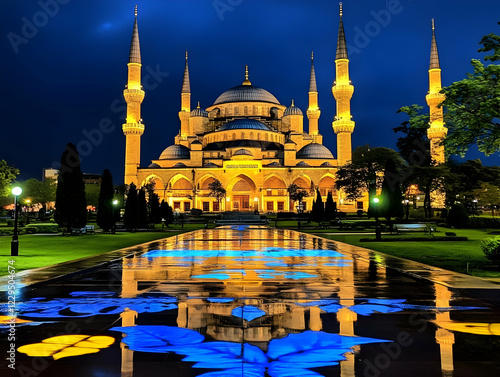 Grand Illuminated Mosque Re...