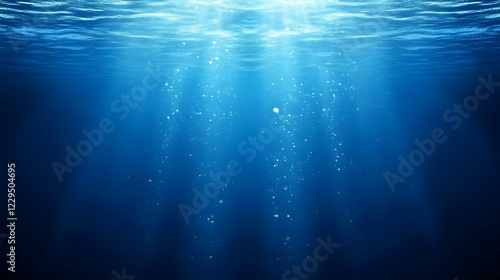 Underwater Scene Depicts Li...