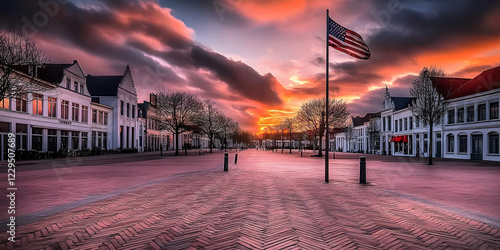 Vibrant Sunset Illuminates ...