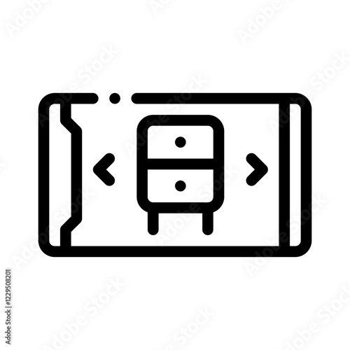 furniture line icon
