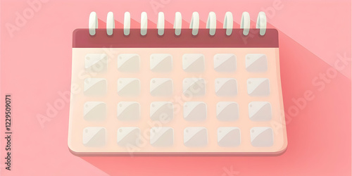 Blank Calendar Illustration...