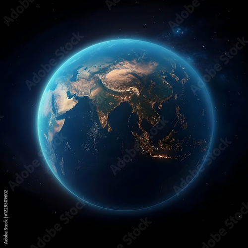 Earth at Night Shows City L...
