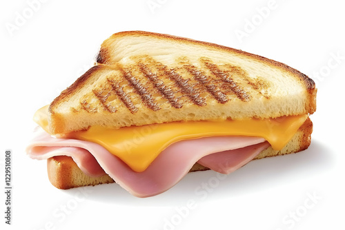 Toasted Sandwich with Ham a...