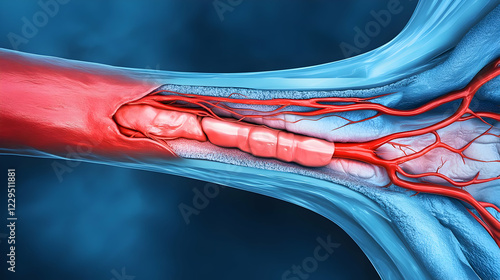 3D Illustration of a Blood ...
