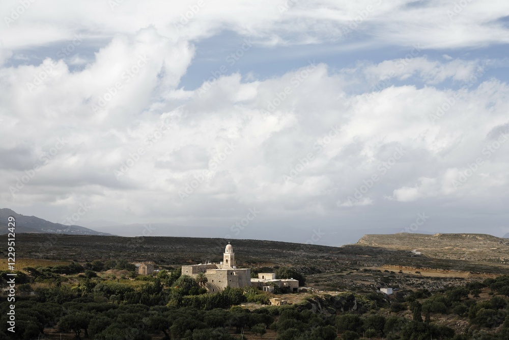 Fototapeta premium Toplou monastery, eastern Crete, Greece, Europe