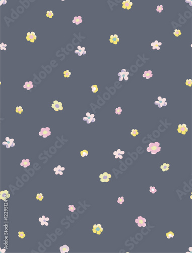 small flower seamless vector ...